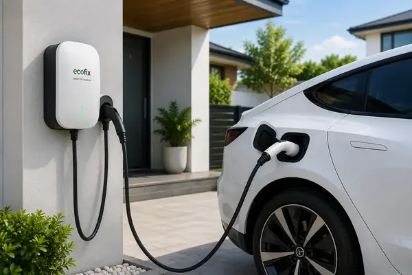 Residential EV charger installation