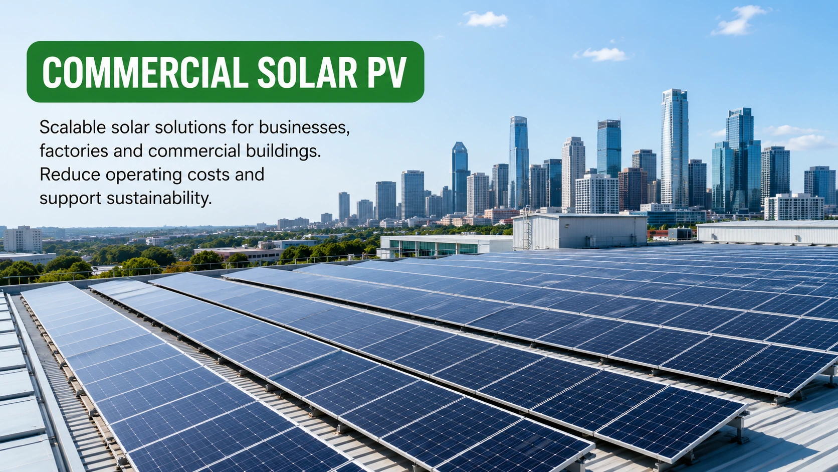 Commercial rooftop solar PV installation in Singapore