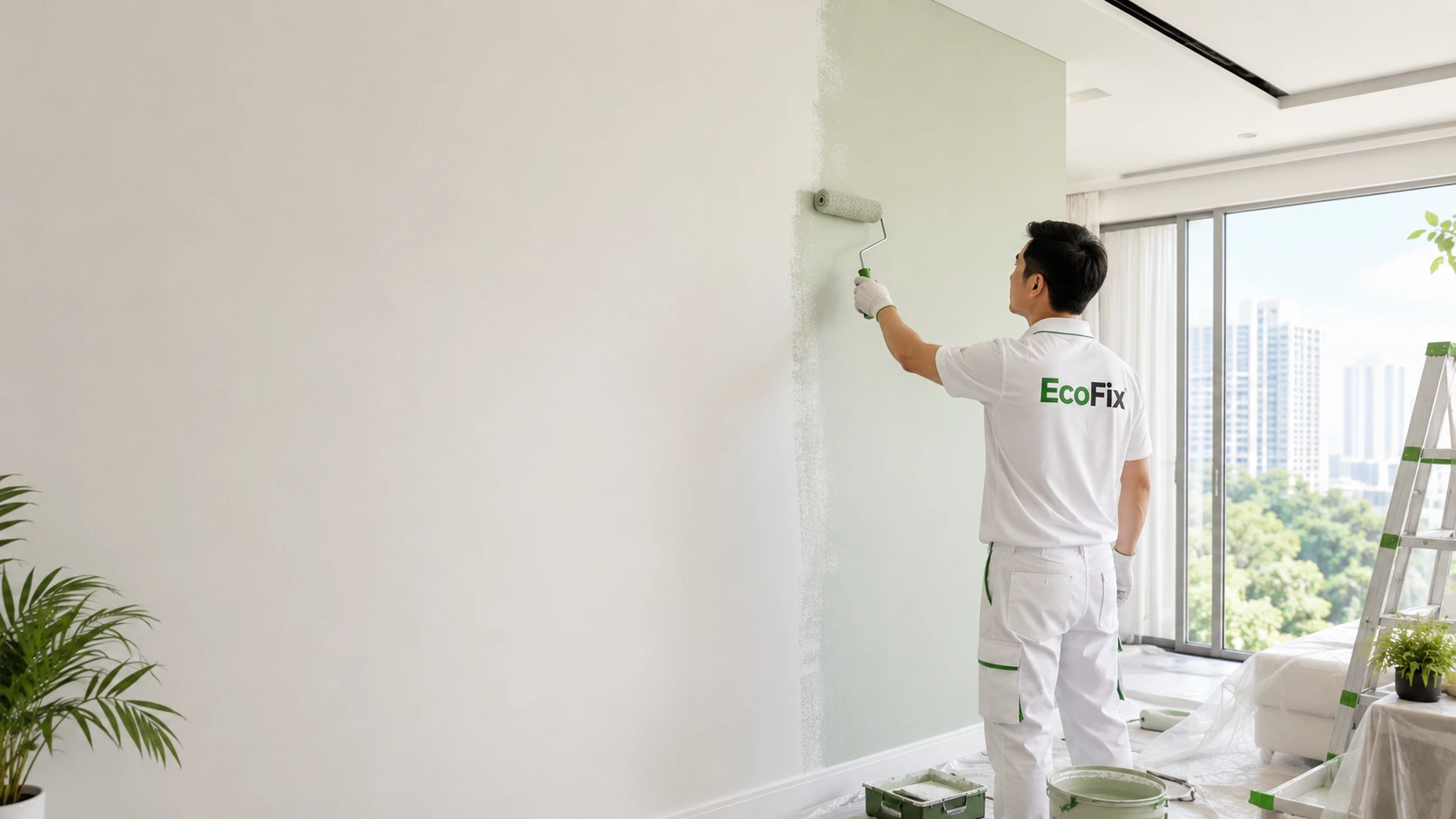 Professional EcoFix painting services for homes and businesses in Singapore