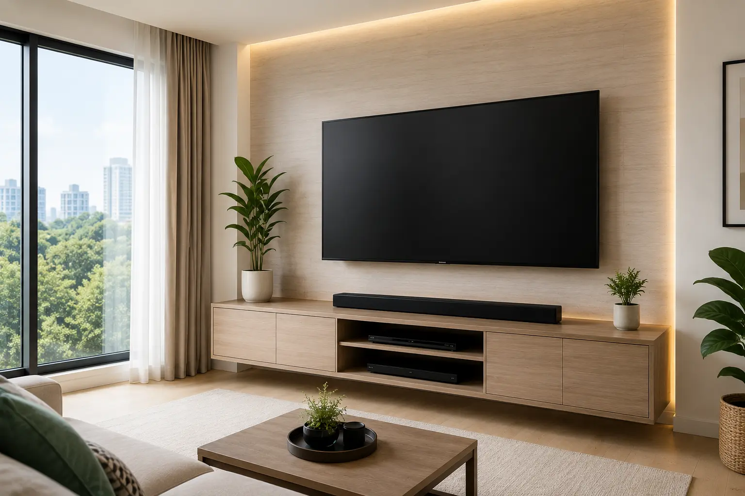 Professional EcoFix TV wall mounting service in Singapore